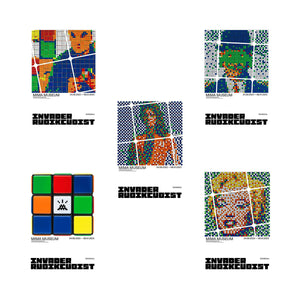 INVADER x MIMA Museum 'Invader Rubikcubist' 5-Poster Set - Signari Gallery 