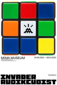 INVADER x MIMA Museum 'Invader Rubikcubist' 5-Poster Set - Signari Gallery 