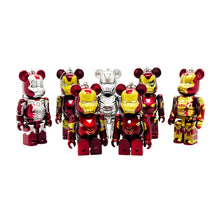 Load image into Gallery viewer, MARVEL x Be@rbrick 'Iron Man' (2022) Designer Art Figure Keychain Collection