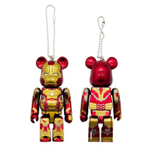 Load image into Gallery viewer, MARVEL x Be@rbrick 'Iron Man' (2022) Designer Art Figure Keychain Collection