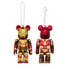 MARVEL x Be@rbrick 'Iron Man' (2022) Designer Art Figure Keychain Collection