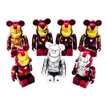 Load image into Gallery viewer, MARVEL x Be@rbrick 'Iron Man' (2022) Designer Art Figure Keychain Collection