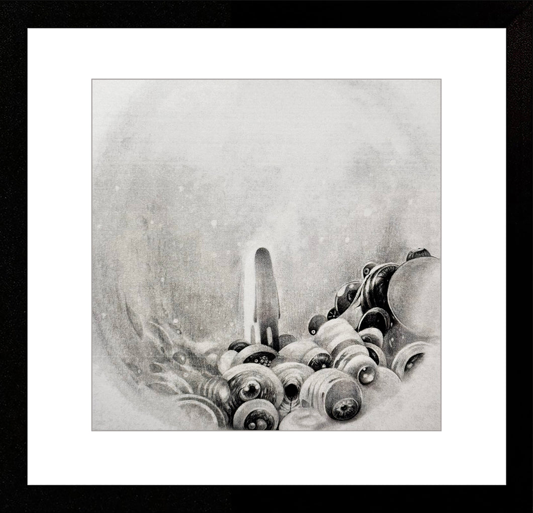 JP NEANG 'Soul Flower' (2021) Framed Original Show Card - Signari Gallery 