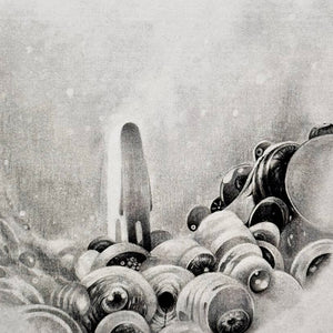 JP NEANG 'Soul Flower' (2021) Framed Original Show Card - Signari Gallery 