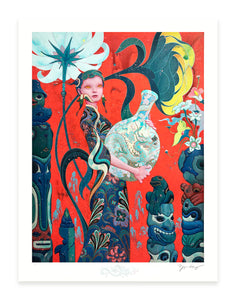 JAMES JEAN 'Dragon II' Enhanced Giclée Print - Signari Gallery 