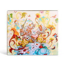 Load image into Gallery viewer, JAMES JEAN x Mattel Creations 'Floral He-Man and Battle Cat' (2026) Designer Vinyl Art Figure Set