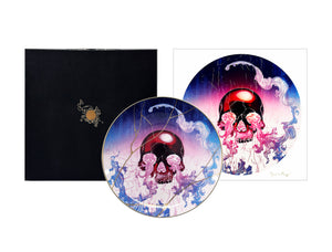 JAMES JEAN 'Wave (Skull)' Giclee Print + Bone China Plate Set - Signari Gallery 