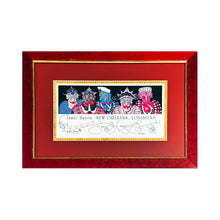Load image into Gallery viewer, JAMIE HAYES 'New Orleans Smoking Club' (1995) Custom Framed Lithograph