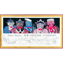 Load image into Gallery viewer, JAMIE HAYES 'New Orleans Smoking Club' (1995) Custom Framed Lithograph
