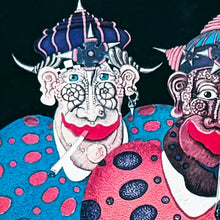Load image into Gallery viewer, JAMIE HAYES 'New Orleans Smoking Club' (1995) Custom Framed Lithograph