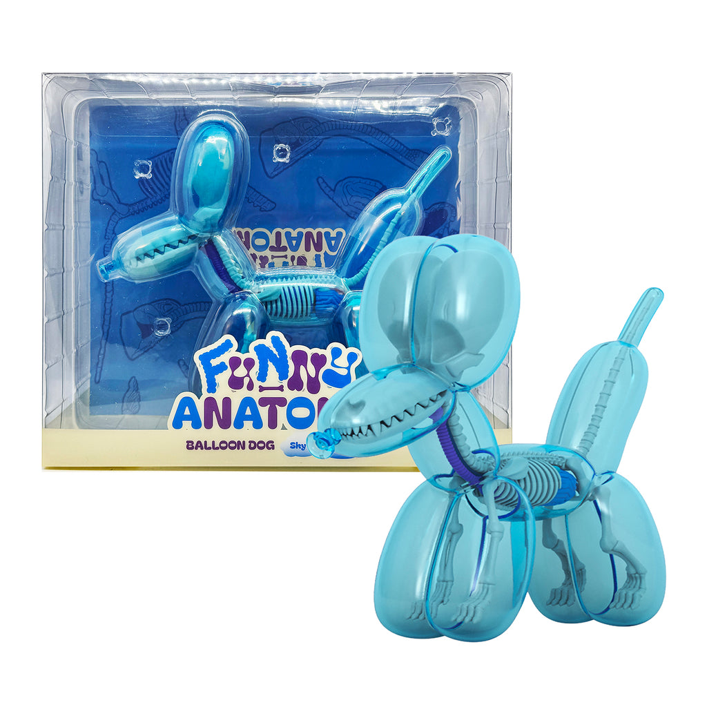 JASON FREENY 'Funny Anatomy: Balloon Dog' (2024) Designer Art Figure (sky blue)