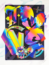 Load image into Gallery viewer, JASON NAYLOR &#39;Harder, Faster, Stronger&#39; (holo) Giclée Print - Signari Gallery 