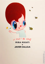Load image into Gallery viewer, JAVIER CALLEJA x MIRA MIKATI &#39;It Must Be Love&#39; (2023) Rare Promo Card - Signari Gallery 