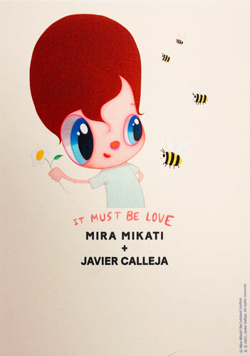 JAVIER CALLEJA x MIRA MIKATI 'It Must Be Love' (2023) Rare Promo Card - Signari Gallery 