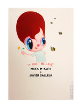 Load image into Gallery viewer, JAVIER CALLEJA x MIRA MIKATI &#39;It Must Be Love&#39; (2023) Rare Promo Card - Signari Gallery 