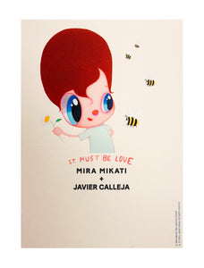 JAVIER CALLEJA x MIRA MIKATI 'It Must Be Love' (2023) Rare Promo Card - Signari Gallery 