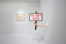 Load image into Gallery viewer, JAVIER CALLEJA &#39;No Art Here&#39; (2020) Original Custom Framed Canvas Tote