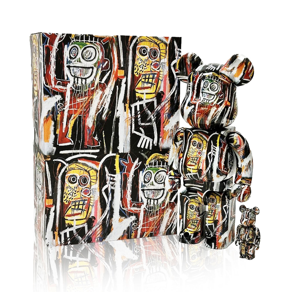 JEAN-MICHEL BASQUIAT x Be@rbrick 'Dustheads (#11)' (2024) Designer Art Figure Set