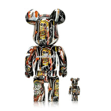 Load image into Gallery viewer, JEAN-MICHEL BASQUIAT x Be@rbrick &#39;Dustheads (#11)&#39; (2024) Designer Art Figure Set