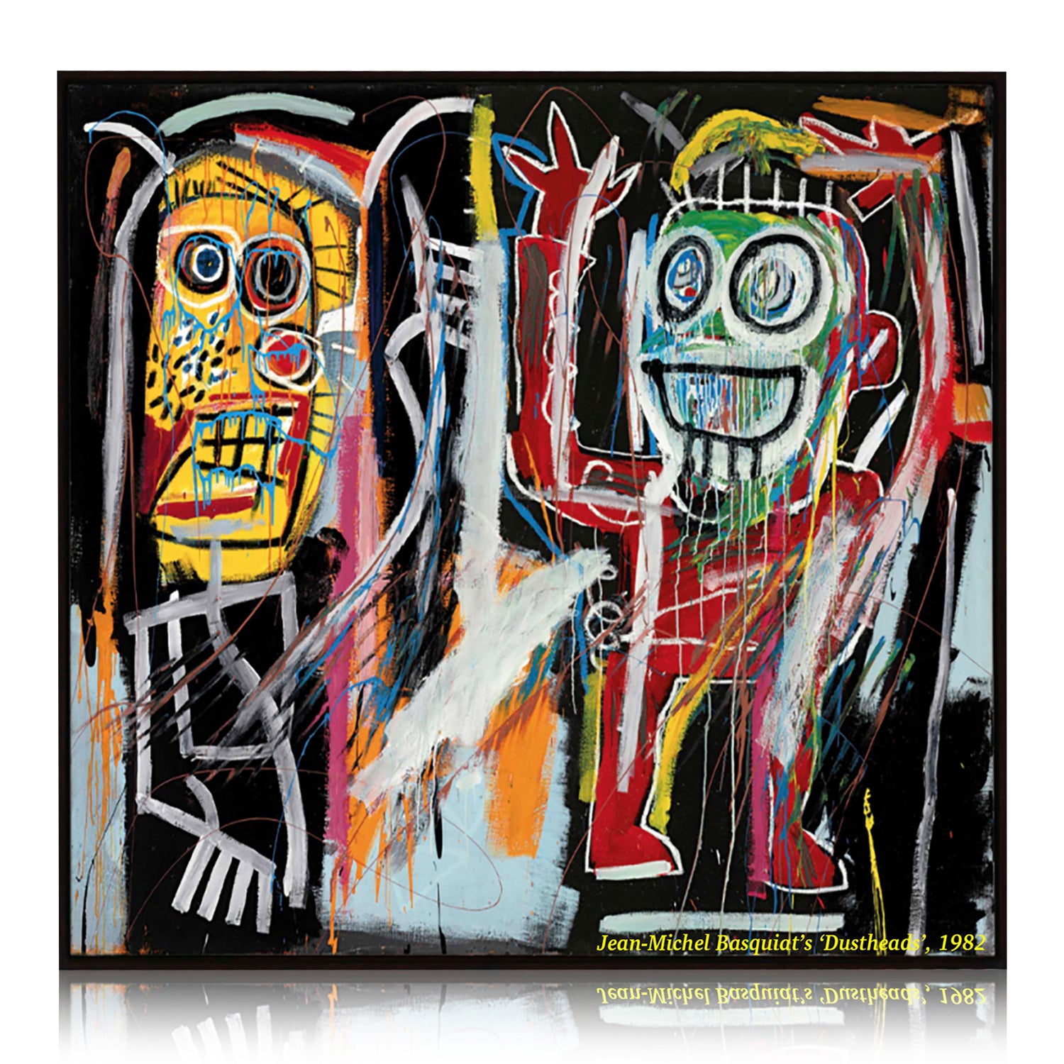 JEAN-MICHEL BASQUIAT x Be@rbrick 'Dustheads (#11)' (2024) Designer Art  Figure Set | Signari Gallery