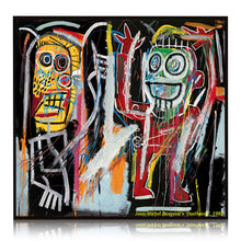 Load image into Gallery viewer, JEAN-MICHEL BASQUIAT x Be@rbrick &#39;Dustheads (#11)&#39; (2024) Designer Art Figure Set