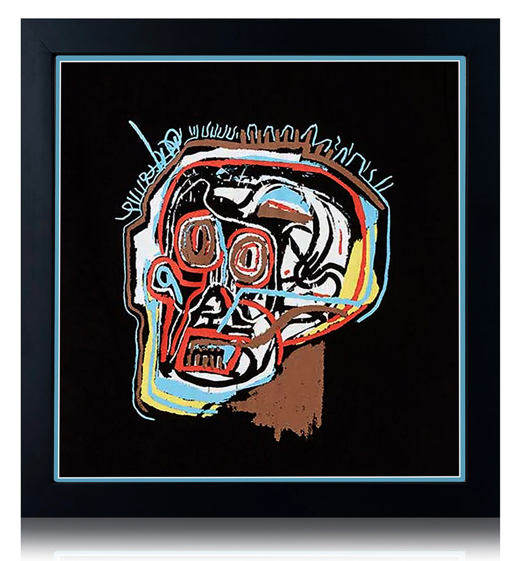 JEAN-MICHEL BASQUIAT 'Head' (2022) Custom Framed Canvas Tote