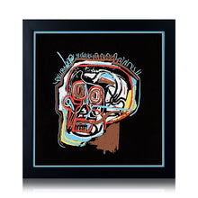 Load image into Gallery viewer, JEAN-MICHEL BASQUIAT &#39;Head&#39; (2022) Custom Framed Canvas Tote