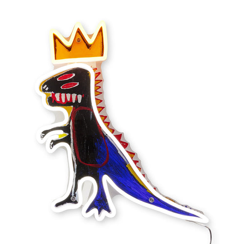 JEAN-MICHEL BASQUIAT 'Pez Dispenser' (2023) LED Neon Artwork