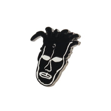 Load image into Gallery viewer, JEAN-MICHEL BASQUIAT &#39;Portrait&#39; (2023) Enamel Lapel Pin