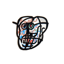 Load image into Gallery viewer, JEAN-MICHEL BASQUIAT &#39;Skull&#39; (2023) Enamel Lapel Pin