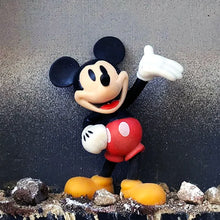 Load image into Gallery viewer, JEFF GILLETTE 'Mickey in Disneylandfill' (2026) Mixed Media + Figurine in Shadowbox Frame