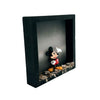 JEFF GILLETTE 'Mickey in Disneylandfill' (2026) Mixed Media + Figurine in Shadowbox Frame