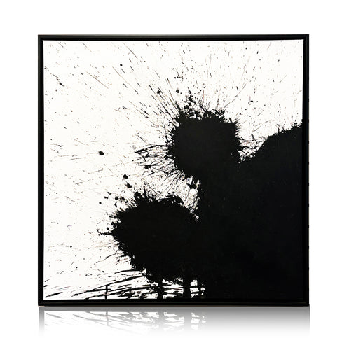 JEFF GILLETTE 'Mickey Splatter' Framed Original on Canvas - Signari Gallery 