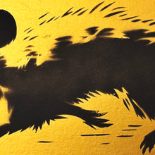 Load image into Gallery viewer, JEFF GILLETTE 'Gold Minksy Running' (2025) Hand-Drawn, Framed Original on Cardboard