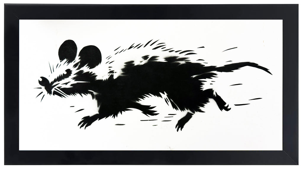 JEFF GILLETTE 'Minksy Running' (2025) Hand-Drawn, Framed Original on Cardboard