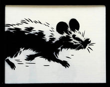 Load image into Gallery viewer, JEFF GILLETTE &#39;Minksy Walking&#39; (2025) Hand-Drawn Framed Original on Cardboard