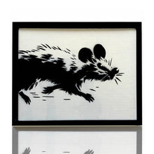 Load image into Gallery viewer, JEFF GILLETTE &#39;Minksy Walking&#39; (2025) Hand-Drawn Framed Original on Cardboard