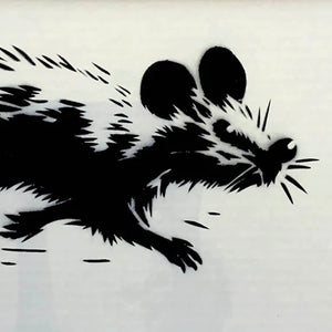 JEFF GILLETTE 'Minksy Walking' (2025) Hand-Drawn Framed Original on Cardboard