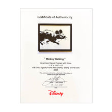 Load image into Gallery viewer, JEFF GILLETTE &#39;Minksy Walking&#39; (2025) Hand-Drawn Framed Original on Cardboard