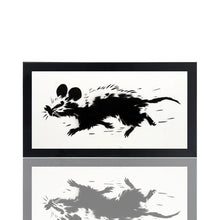 Load image into Gallery viewer, JEFF GILLETTE 'Rat Running' (2025) Hand-Drawn, Framed Original on Cardboard