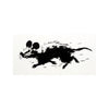 JEFF GILLETTE 'Rat Running' (2025) Hand-Drawn, Framed Original on Cardboard