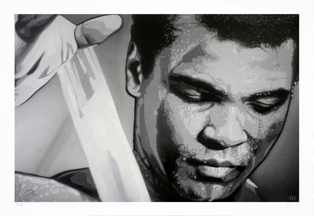 JOE IURATO 'Ali: Almost Showtime' (2016) RARE Screen Print - Signari Gallery 