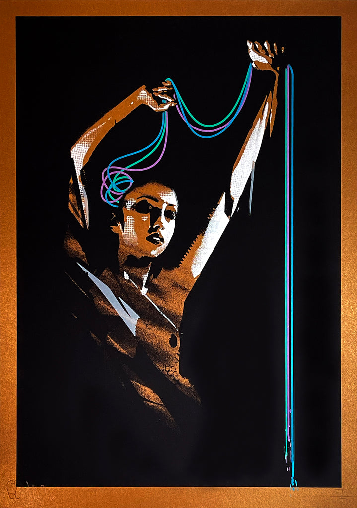 JOHN DOE 'Reflex' (2016) Screen Print (Bronze)