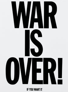 JOHN LENNON + YOKO ONO 'War is Over' (2021) Original (framed) Postcard