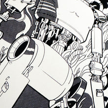 Load image into Gallery viewer, JOON THE GOON 'Imploding' (2019) Illustration Screen Print - Signari Gallery 