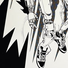 Load image into Gallery viewer, JOON THE GOON 'Imploding' (2019) Illustration Screen Print - Signari Gallery 