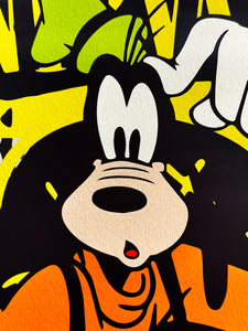 JOSH MAHABY 'Goofy in Bloom' (2023) Urban Mash-Up Giclée Print - Signari Gallery 