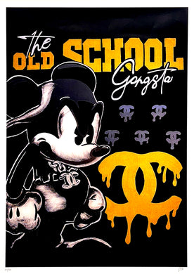 JOSH MAHABY 'Mickey Old School Gangsta' (2024) Giclée Print
