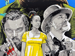JOSHUA BUDICH 'Django Unchained' (2022) Screen Print (foil) - Signari Gallery 
