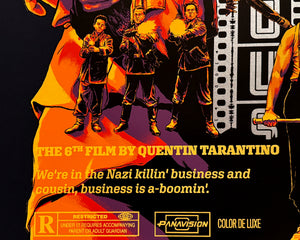 JOSHUA BUDICH 'Inglourious Basterds' (2020) Screen Print (black) - Signari Gallery 